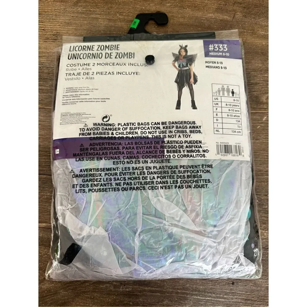 Halloween- zombie Unicorn Costume